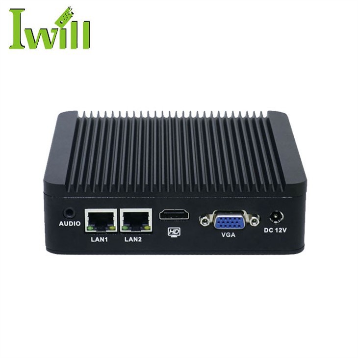 X86 Mini Computer J1900 CPU Fanless PC